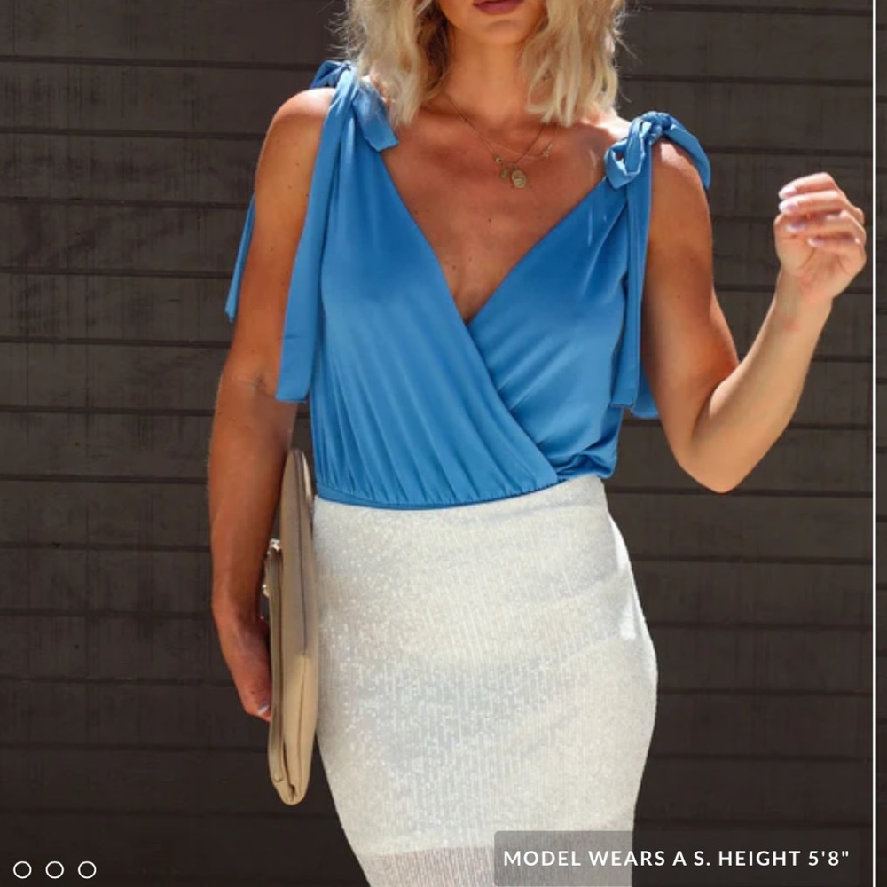 VICI Blue bodysuit